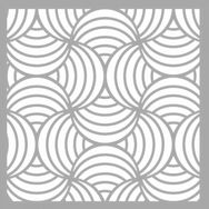 Artikel ST-1445 Nia Karo Stencil Tasarımı 30x30 cm Kanvas Tablo