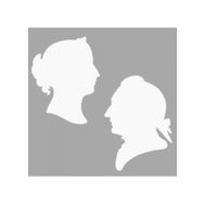 Artikel ST-1488 Lord ve Leydi Stencil Tasarımı 30x30 cm Kanvas Tablo