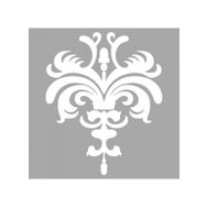 Artikel ST-1613 Passion Motif Stencil Tasarımı 30x30 cm Kanvas Tablo