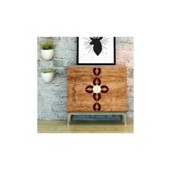 Artikel ST-169 Karo 10 Stencil Tasarımı 30x30 cm Kanvas Tablo