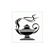 Artikel ST-244 Çay Stencil Tasarımı 30x30 cm Kanvas Tablo