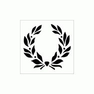 Artikel ST-258 Garland Stencil Tasarımı 30x30 cm Kanvas Tablo
