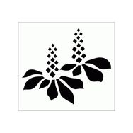 Artikel ST-261 At Kestanesi Stencil Tasarımı 30x30 cm Kanvas Tablo