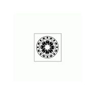 Artikel ST-277 Yuvarlak Motif 2 Stencil Tasarımı 30x30 cm Kanvas Tablo
