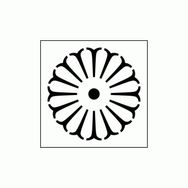 Artikel ST-290 Uzak Doğu Motif 2 Stencil Tasarımı 30x30 cm Kanvas Tablo