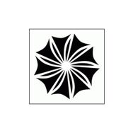 Artikel ST-297 Spiral 3 Stencil Tasarımı 30x30 cm Kanvas Tablo