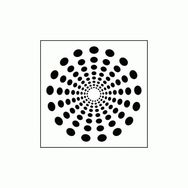 Artikel ST-319 Zaman Tüneli Stencil Tasarımı 30x30 cm Kanvas Tablo