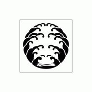 Artikel ST-323 Japon Dalgaları Stencil Tasarımı 30x30 cm Kanvas Tablo