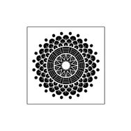 Artikel ST-367 Mandala 12 Stencil Tasarımı 30x30 cm Kanvas Tablo