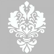 Artikel ST-388 Damask 3 Stencil Tasarımı 30x30 cm Kanvas Tablo