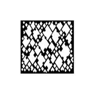 Artikel ST-396 Parlama Motif Stencil Tasarımı 30x30 cm Kanvas Tablo