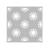 Artikel ST-451 Karahindiba Desen Stencil Tasarımı 30x30 cm Kanvas Tablo