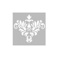 Artikel ST-482 Damask 9 Stencil Tasarımı 30x30 cm Kanvas Tablo