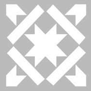 Artikel ST-491 Karo 40 Stencil Tasarımı 30x30 cm Kanvas Tablo