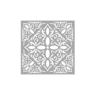 Artikel ST-564 Karo 49 Stencil Tasarımı 30x30 cm Kanvas Tablo