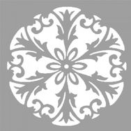 Artikel ST-575 Mandala 20 Stencil Tasarımı 30x30 cm Kanvas Tablo