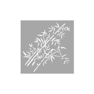 Artikel ST-598 Bambular Stencil Tasarımı 30x30 cm Kanvas Tablo