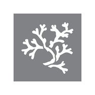 Artikel ST-628 Coral Stencil Tasarımı 30x30 cm Kanvas Tablo