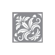 Artikel ST-630 Karo 51 Stencil Tasarımı 30x30 cm Kanvas Tablo