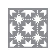 Artikel ST-637 Yıldızlar Karo Stencil Tasarımı 30x30 cm Kanvas Tablo