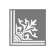 Artikel ST-652 Karo Köşe 8 Stencil Tasarımı 30x30 cm Kanvas Tablo