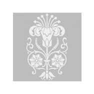 Artikel ST-656 Damask 23 Stencil Tasarımı 30x30 cm Kanvas Tablo
