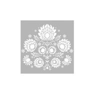 Artikel ST-668 Floral Nakış Motifi Stencil Tasarımı 30x30 cm Kanvas Tablo