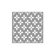 Artikel ST-678 Yonca Deseni 2 Stencil Tasarımı 30x30 cm Kanvas Tablo