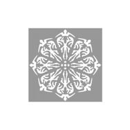 Artikel ST-716 Mandala 28 Stencil Tasarımı 30x30 cm Kanvas Tablo