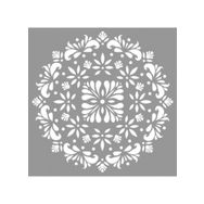 Artikel ST-723 Mandala 30 Stencil Tasarımı 30x30 cm Kanvas Tablo