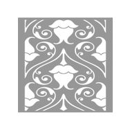 Artikel ST-725 Fındık Desen Stencil Tasarımı 30x30 cm Kanvas Tablo