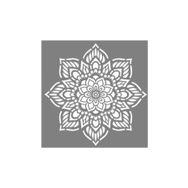 Artikel ST-780 Mandala 36 Stencil Tasarımı 30x30 cm Kanvas Tablo