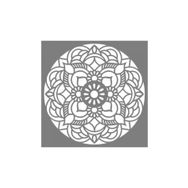 Artikel ST-781 Mandala 37 Stencil Tasarımı 30x30 cm Kanvas Tablo