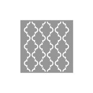 Artikel ST-798 Hazel Desen Stencil Tasarımı 30x30 cm Kanvas Tablo
