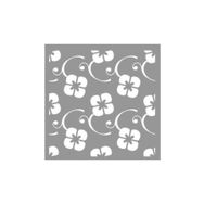 Artikel ST-800 Yasemin Desen Stencil Tasarımı 30x30 cm Kanvas Tablo