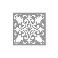 Artikel ST-802 Karo Juniper Stencil Tasarımı 30x30 cm Kanvas Tablo