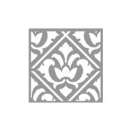 Artikel ST-810 Karo Olive Stencil Tasarımı 30x30 cm Kanvas Tablo