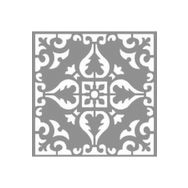 Artikel ST-858 Karo Moss Stencil Tasarımı 30x30 cm Kanvas Tablo