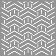 Artikel ST-879 Modern Desen Stencil Tasarımı 30x30 cm Kanvas Tablo