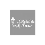 Artikel ST-897 Hotel De Paris Stencil Tasarımı 30x30 cm Kanvas Tablo