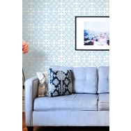 Artikel ST-917 Desen Janet Stencil Tasarımı 30x30 cm Kanvas Tablo