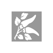 Artikel ST-929 Biberler Stencil Tasarımı 30x30 cm Kanvas Tablo