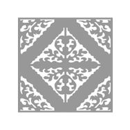 Artikel ST-988 Karo Seasons Stencil Tasarımı 30x30 cm Kanvas Tablo