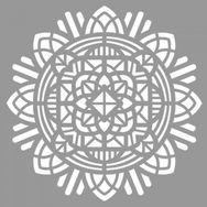 Artikel Tribal Mandala Stencil Boyama Şablonu 30x30 cm Duvar Stencil