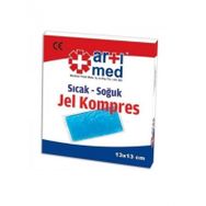 Artımed 13x13 cm Kılıflı Sıcak-Soğuk Jel Kompres