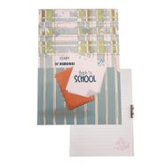 Artlantis Kilitli Kız Modeli Mcolor Sert Kapak Çizgili 14x20 cm Yeşil Hatıra Defteri