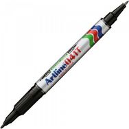 Artline 041T Twin Marker Çift Uçlu 0.4-1.0 mm Siyah Permanent Markör Kalem