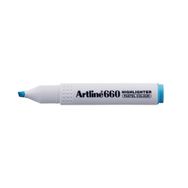 Artline 1.0-4.0 mm Pastel Mavi 12 Adet Kesik Uçlu Fosforlu Kalem