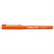Artline 200N Fine 0.4 mm Turuncu Keçe Uçlu Yazı Kalemi