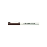 Artline 210 0.6 mm Medium Liner Koyu Kahverengi Keçe Uçlu Kalem